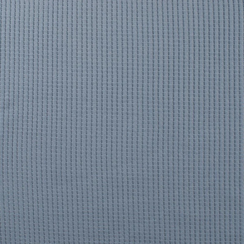 Coupon 3m Tissu Nid D'abeille Ibiza Bleu