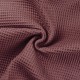 Coupon 3m Tissu Nid d'abeille Uni Mauve 