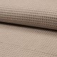Coupon 3m Tissu Nid D'abeille Chiné Sable