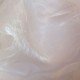 Coupon 3m Tissu Organza Nylon Blanc