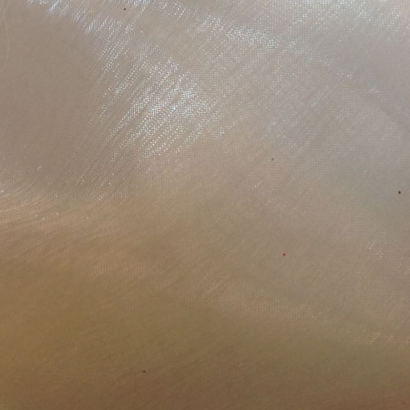 Coupon 3m Tissu Organza Nylon Ecru