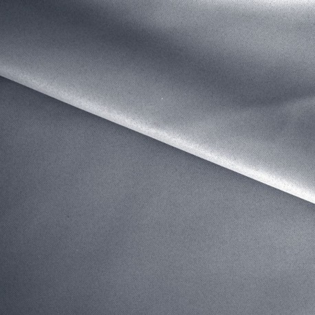 Coupon 3m Tissu Obscurcissant Non Feu Grande Laize Gris