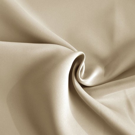 Coupon 3m Tissu Obscurcissant Non Feu Ecru - Grande Largeur