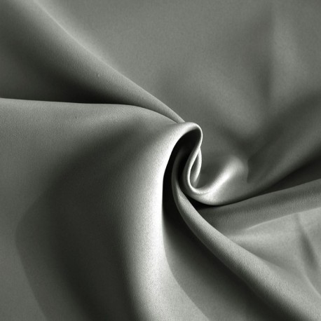 Coupon 3m Tissu Obscurcissant Non Feu Gris Flanelle  - Grande Largeur