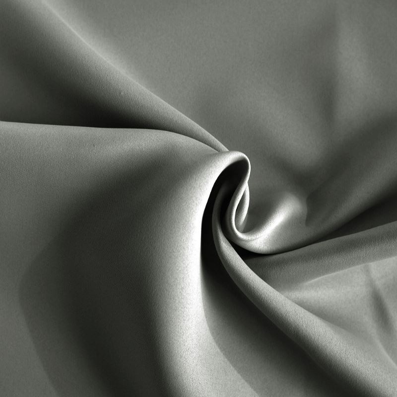 Coupon 3m Tissu Obscurcissant Non Feu Gris Flanelle  - Grande Largeur