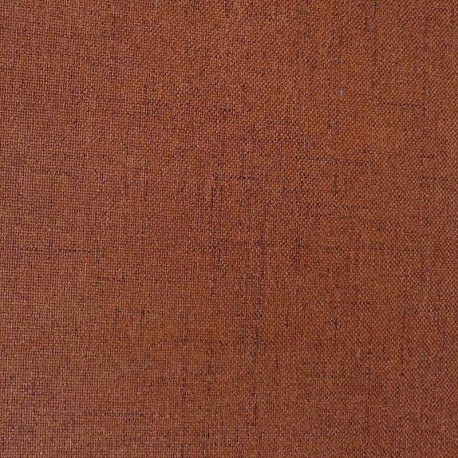 Coupon 3m Tissu Mantee Black Out Brique 
