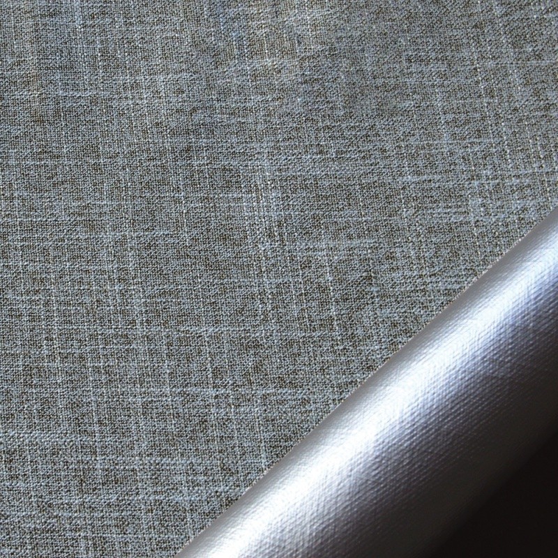Coupon 3m Tissu Tempera Occultant Thermique Gris 