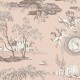 Coupon 3m Tissu Percale Diane Nude Grande Largeur