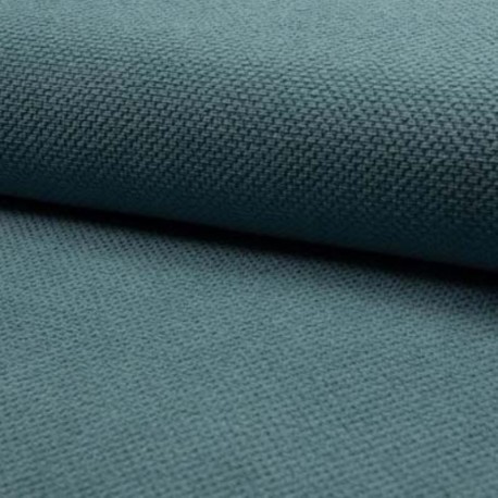 Coupon 3m Tissu Eponge Gaufré Bébé Coton Bleu Vert 