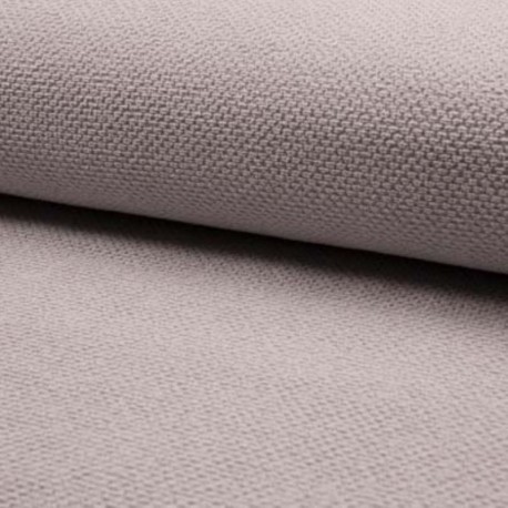 Coupon 3m Tissu Eponge Gaufré Bébé Coton Gris Perle 