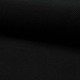 Coupon 3m Tissu Eponge Gaufré Bébé Coton Noir
