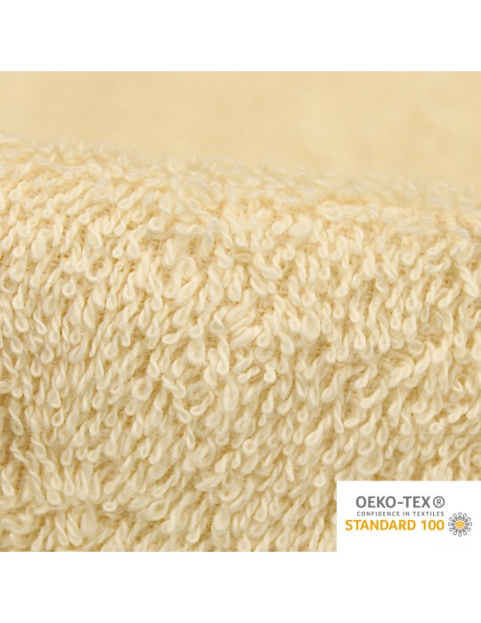 Tissu éponge OEKO-TEX blanc