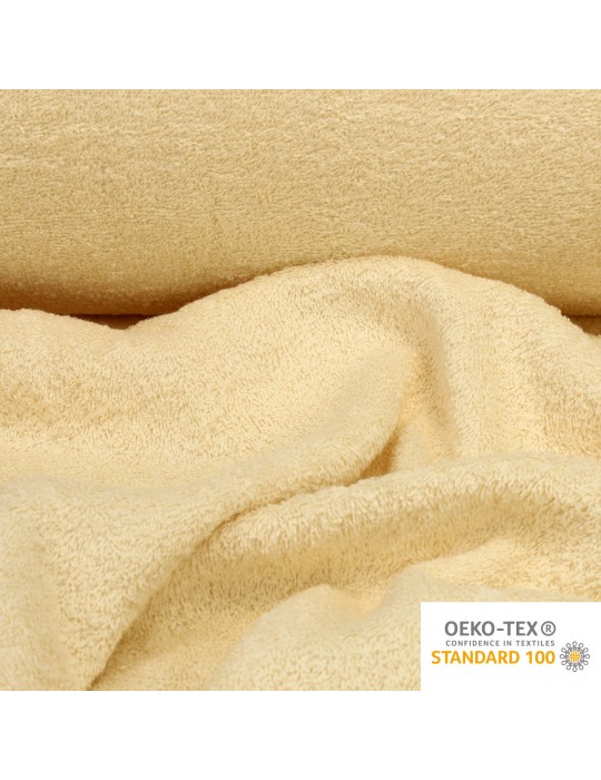 Tissu éponge OEKO-TEX blanc
