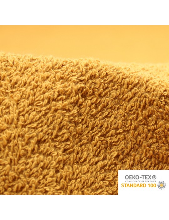 Tissu éponge OEKO-TEX jaune