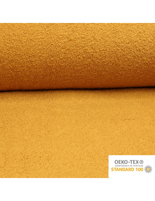 Tissu éponge OEKO-TEX jaune