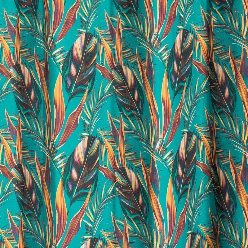 Coupon 3m Tissu Bachette Paloma Bleu Canard