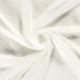 Coupon 3m Tissu Dobby Voile Plumettis Blanc Cassé