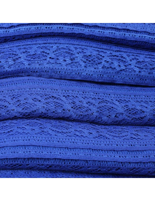 Coupon habillement dentelle bleu 290 cm