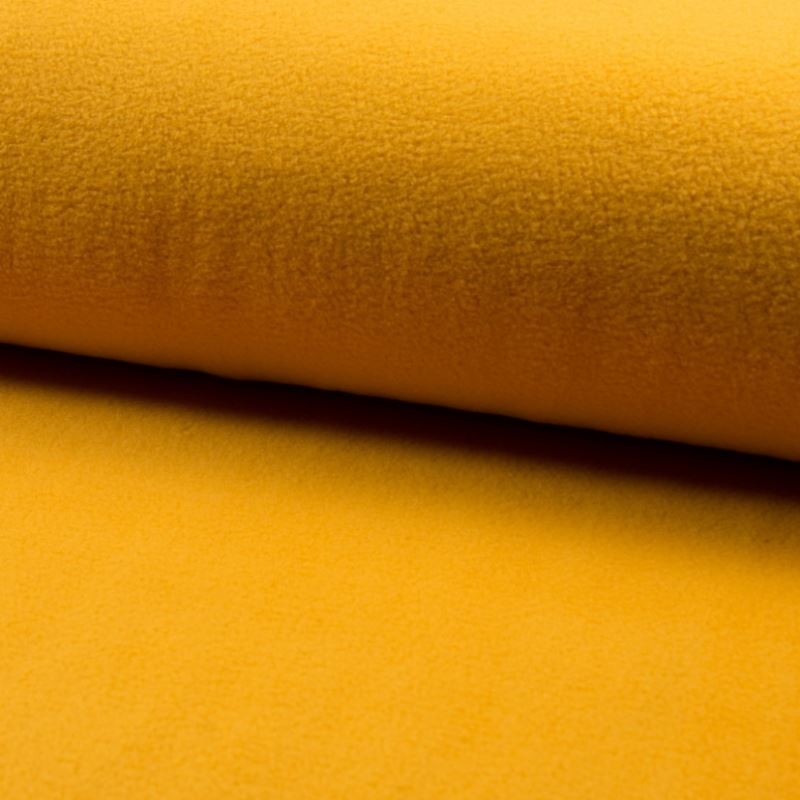 Coupon 3m Tissu Polaire Uni Ocre