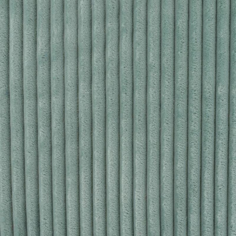 Coupon 3m Tissu Polaire Microfibre Cotelée Menthe