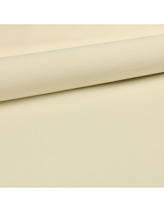 Tissu polyester souple uni blanc