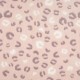 Coupon 3m Tissu Polaire Leopard Rose