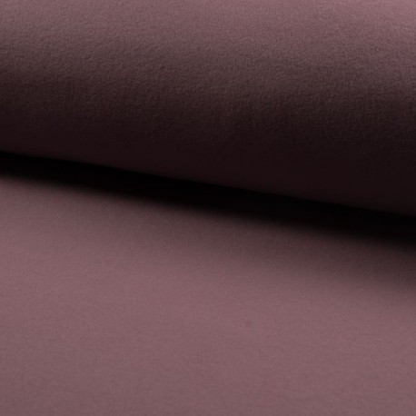 Coupon 3m Tissu Polaire Bio Uni Mauve