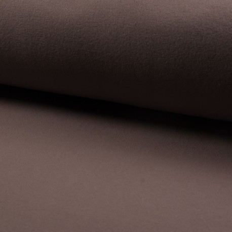 Coupon 3m Tissu Polaire Bio Uni Taupe Gris