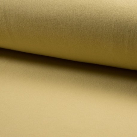 Coupon 3m Tissu Polaire Bio Uni Jaune