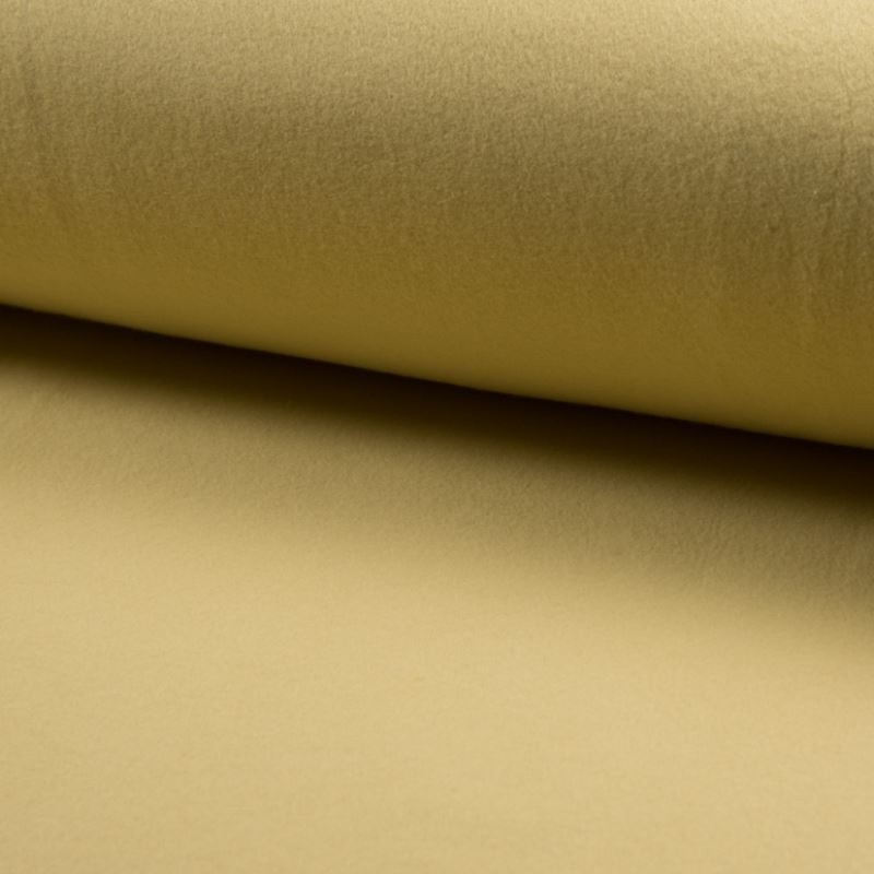 Coupon 3m Tissu Polaire Bio Uni Jaune