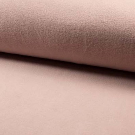 Coupon 3m Tissu Polaire Uni Nude
