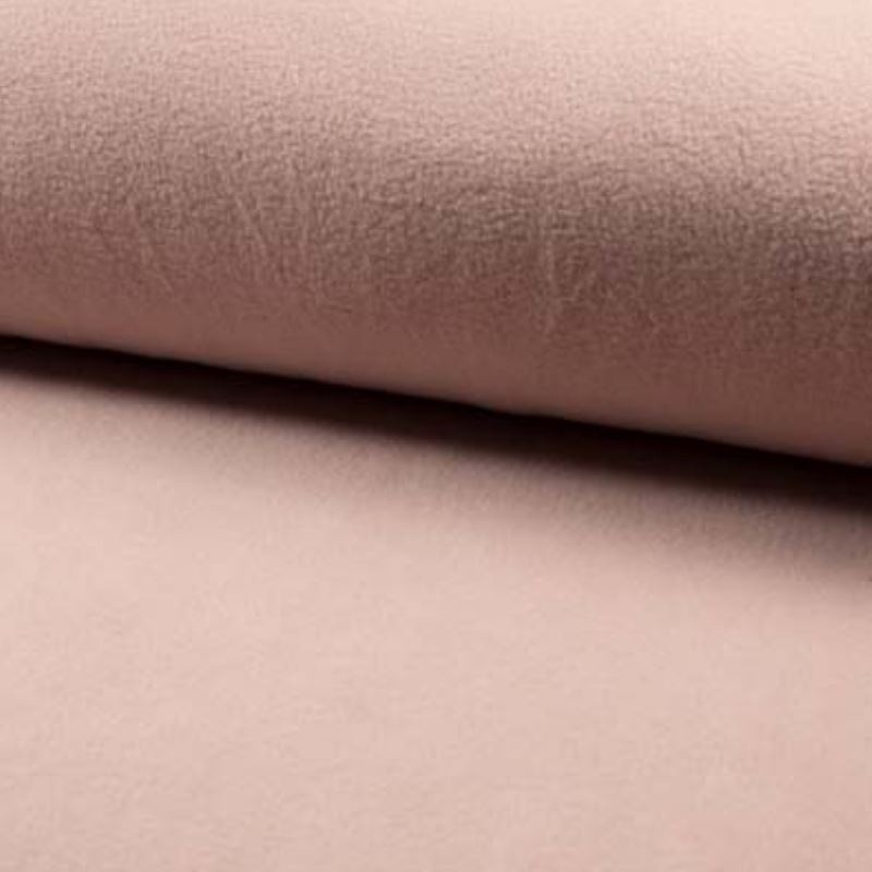 Coupon 3m Tissu Polaire Uni Nude