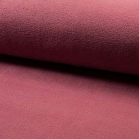 Coupon 3m Tissu Polaire Uni Rose 