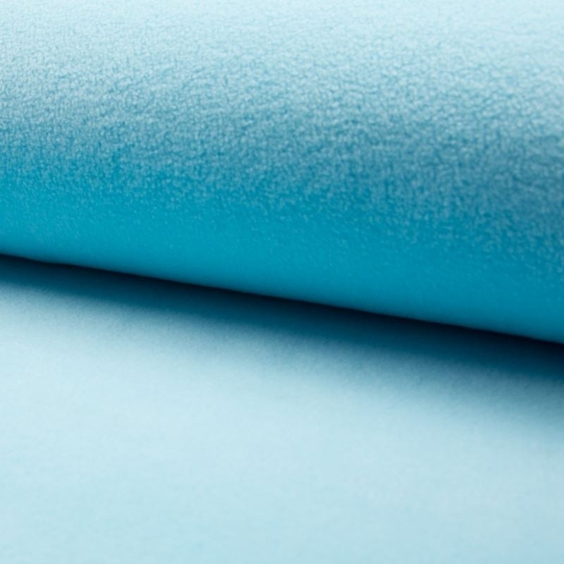 Coupon 3m Tissu Polaire Bleu