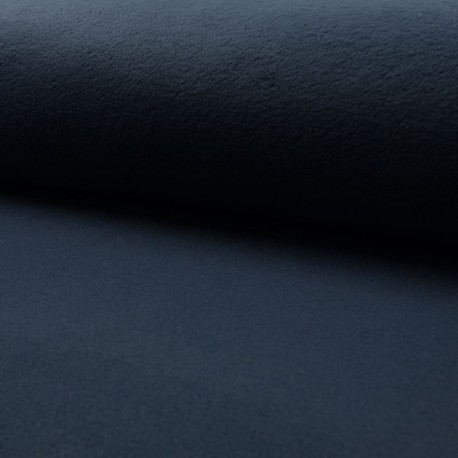 Coupon 3m Tissu Polaire Navy