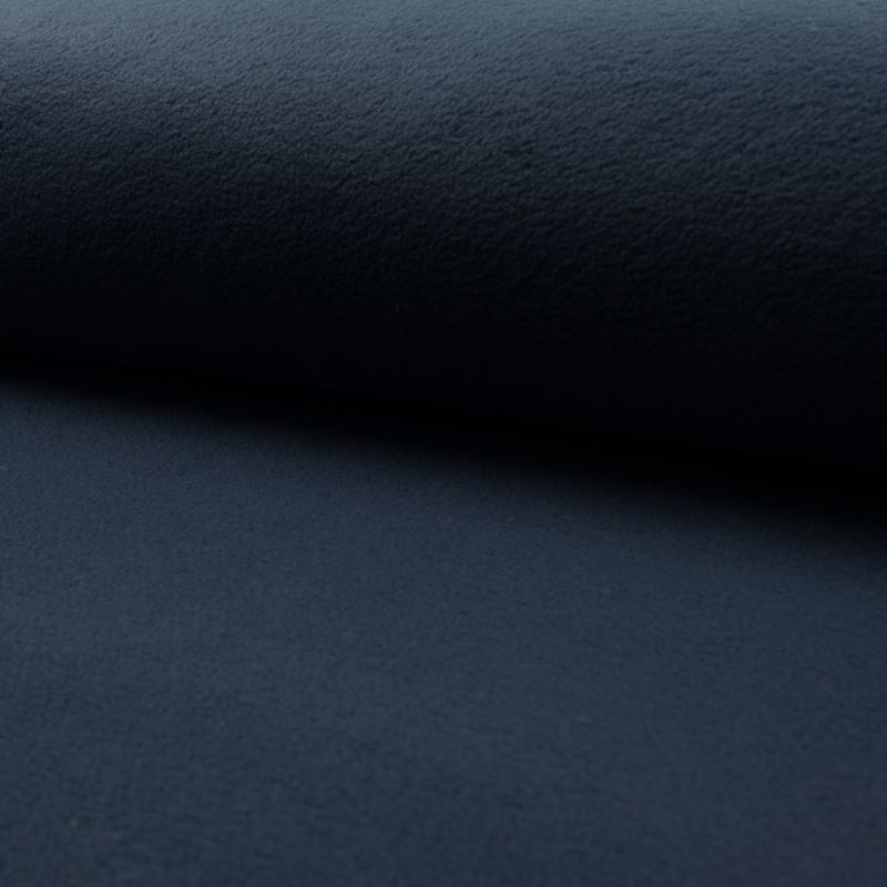 Coupon 3m Tissu Polaire Navy