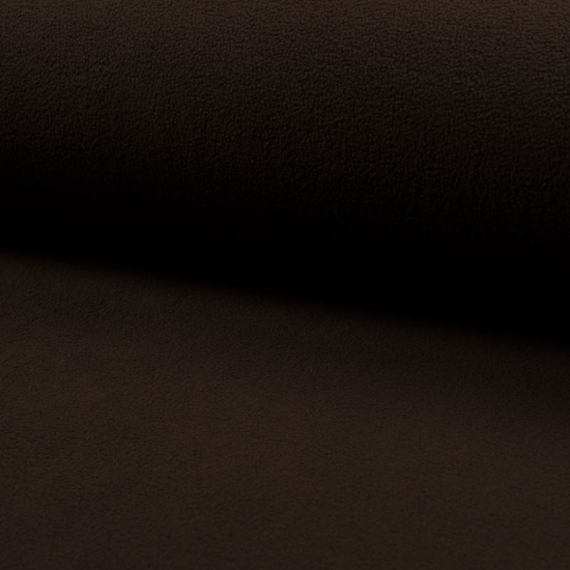 Coupon 3m Tissu Polaire Marron