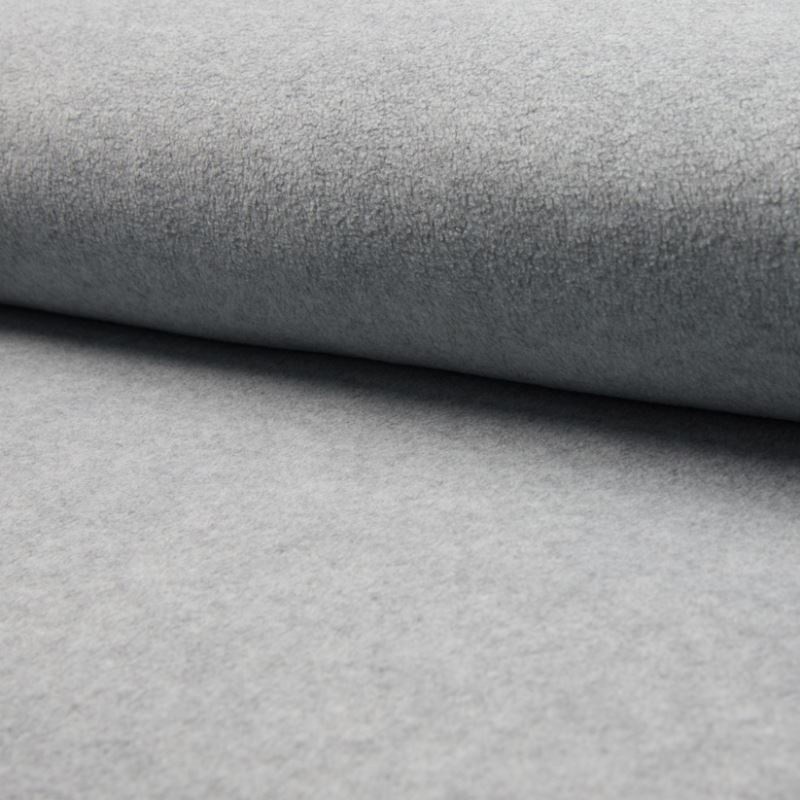 Coupon 3m Tissu Polaire Gris Chiné