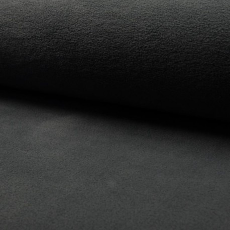 Coupon 3m Tissu Polaire Anthracite Chiné
