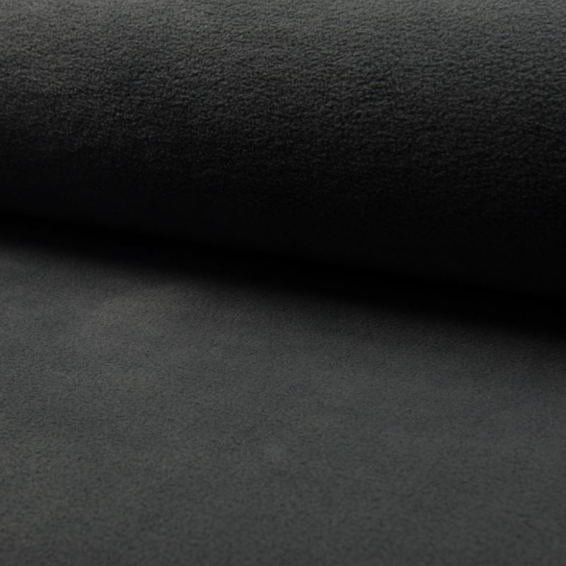 Coupon 3m Tissu Polaire Anthracite Chiné