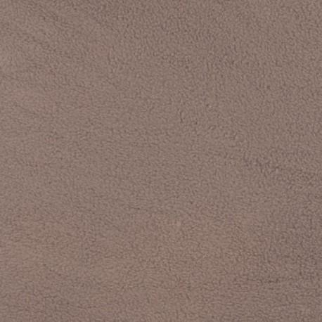 Coupon 3m Tissu Polaire Taupe