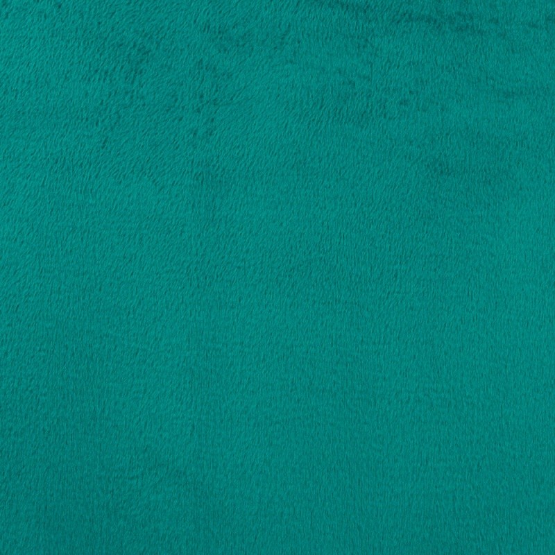 Coupon 3m Tissu Sweat Reversible Uni Vert Bouteille 
