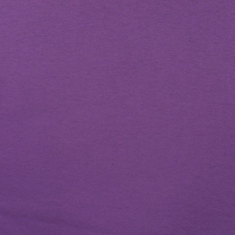 Coupon 3m Tissu Sweat Reversible Uni Violet 