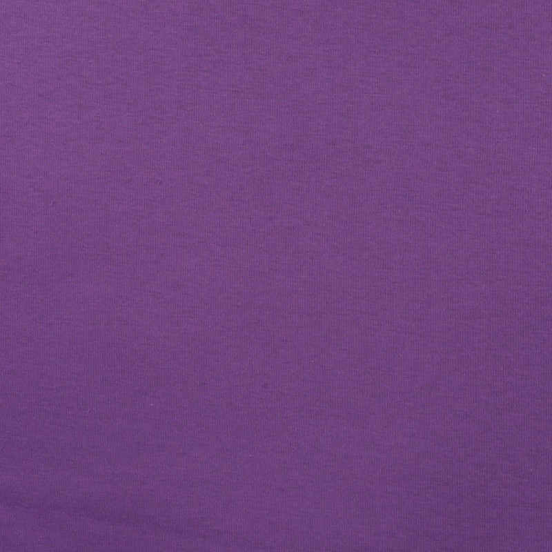 Coupon 3m Tissu Sweat Reversible Uni Violet 