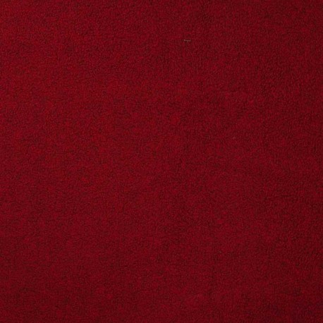 Coupon 3m Tissu Polaire Rouge 