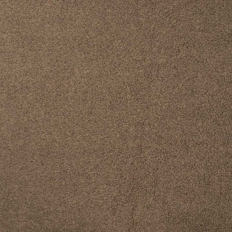 Coupon 3m Tissu Polaire Taupe 