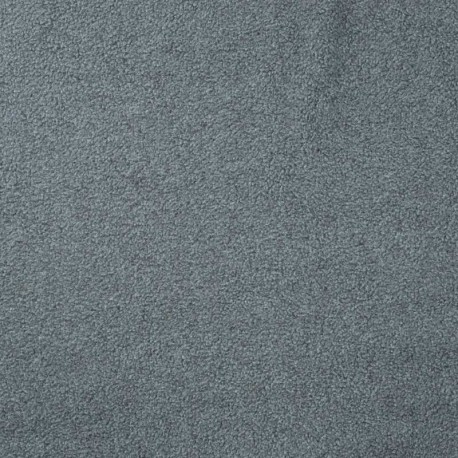 Coupon 3m Tissu Polaire Gris Bleuté