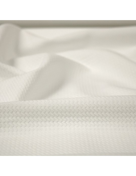 Tissu jersey blanc