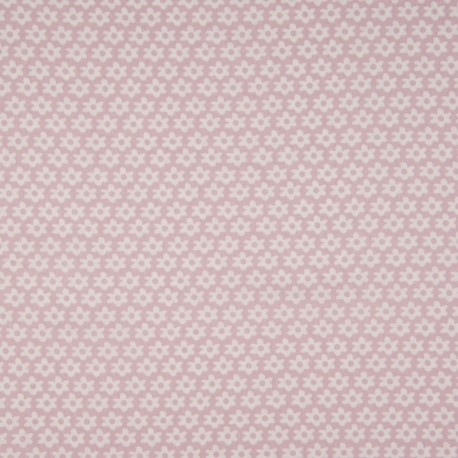 Coupon 3m Tissu Imprimé Floralie Rose 