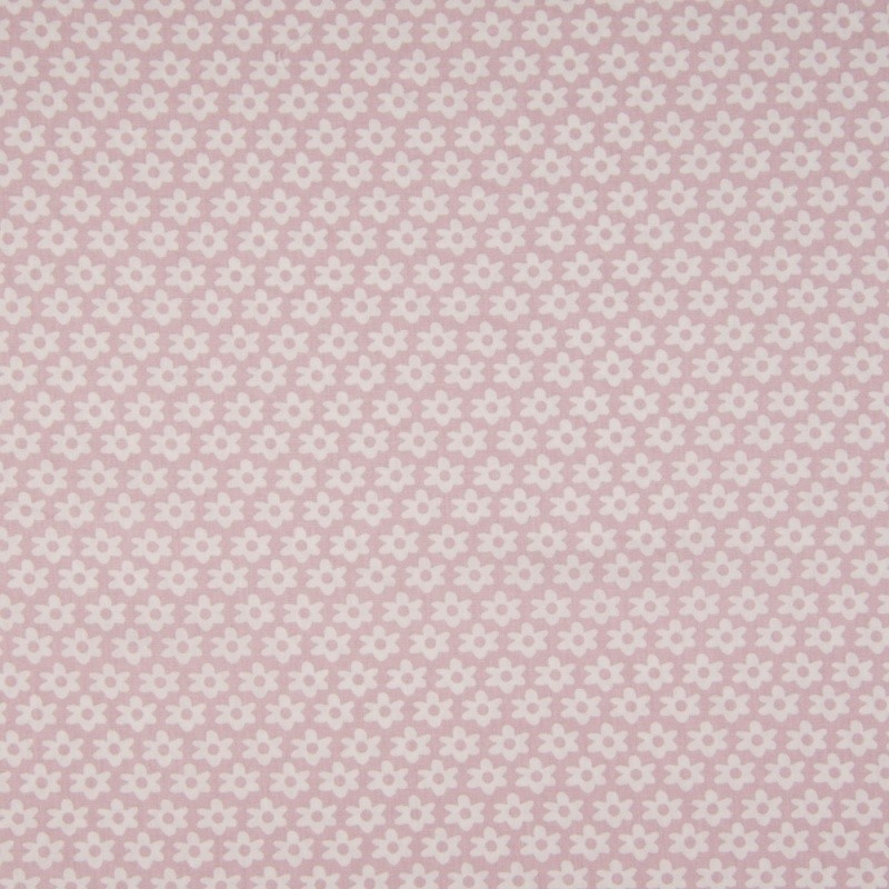 Coupon 3m Tissu Imprimé Floralie Rose 